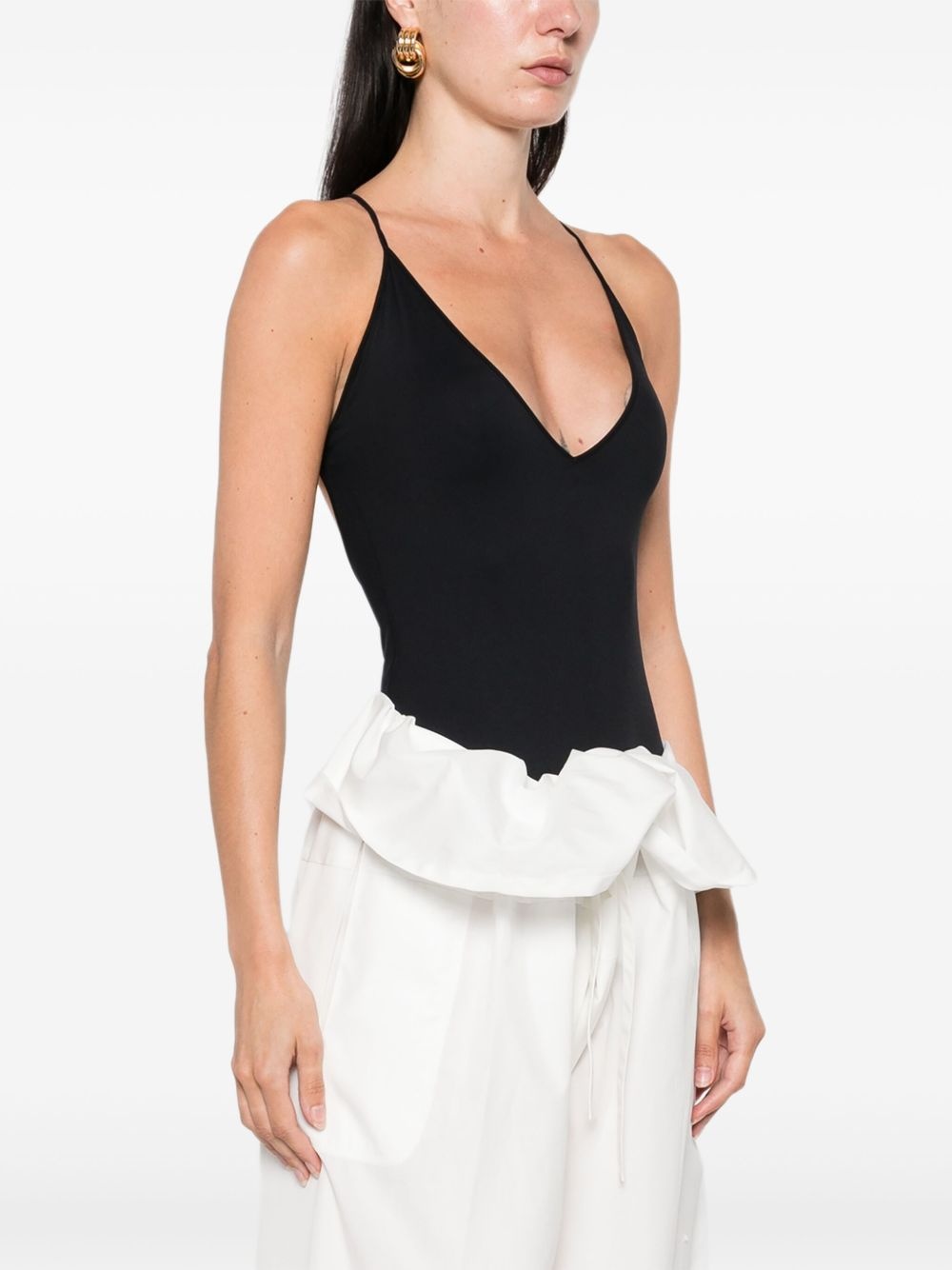 v-neck bodysuit - 3