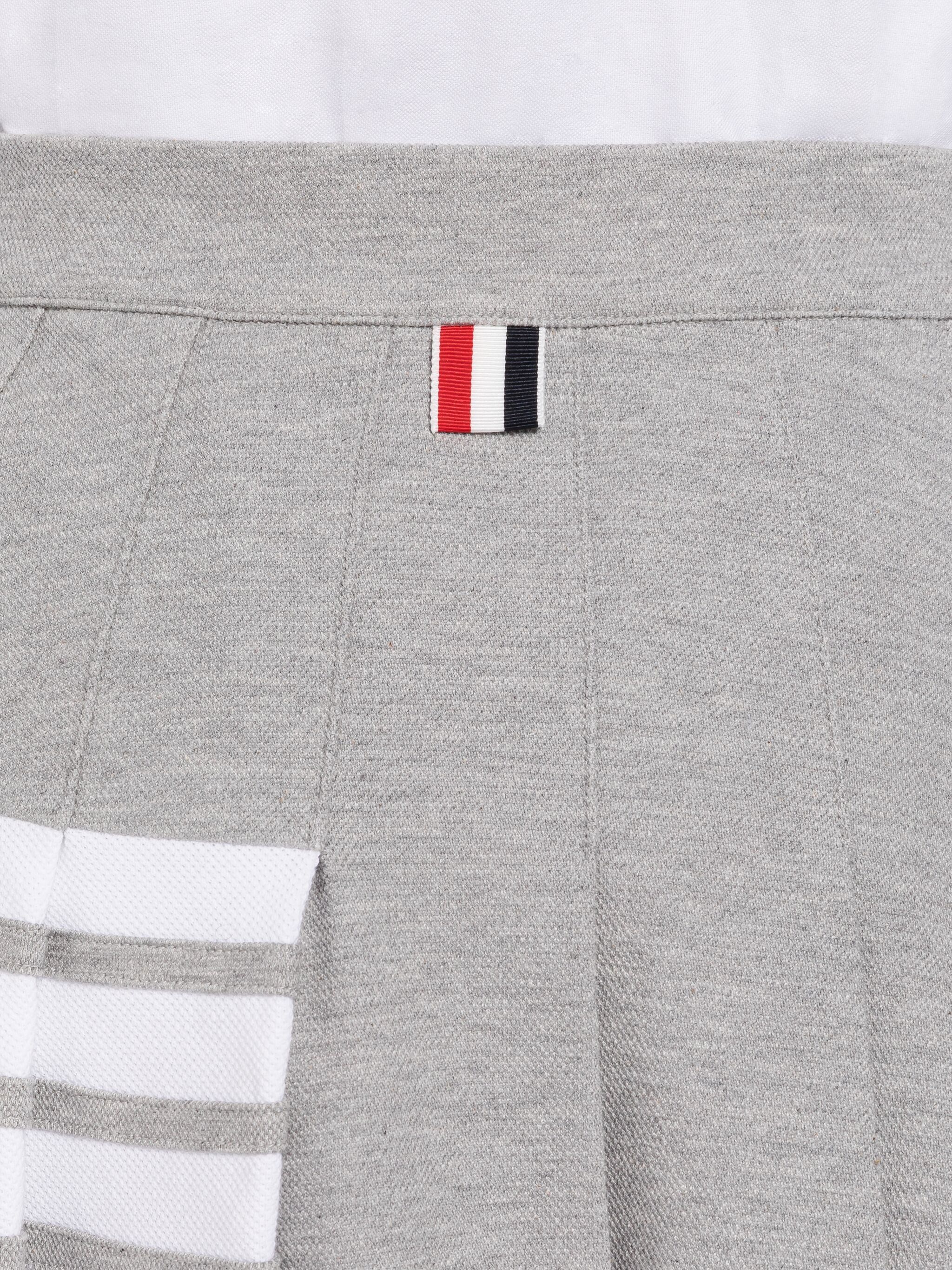 VARSITY PIQUE 4-BAR PLEATED FOOTBALL SKIRT - 6