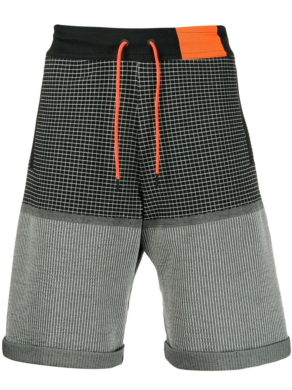 contrast drawstring shorts - 1