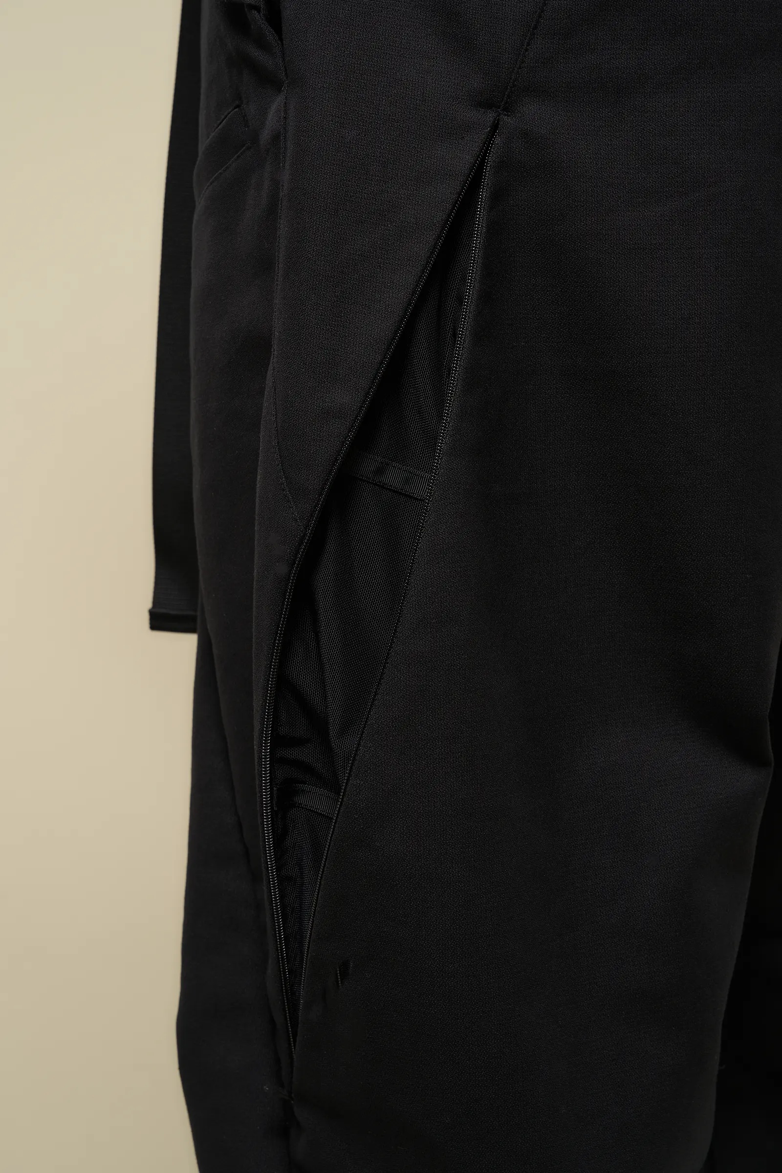 P55-KI Cotton Web Belt Vent Pants Black - 25
