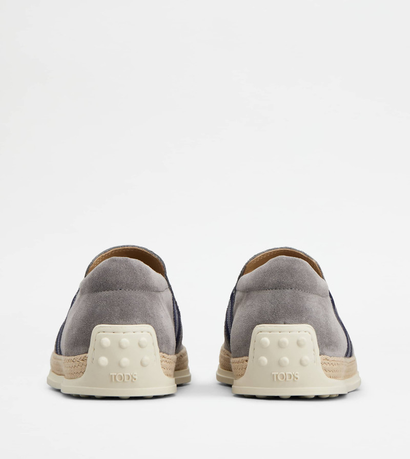 Tod's LOAFERS IN SUEDE - BLUE, GREY outlook