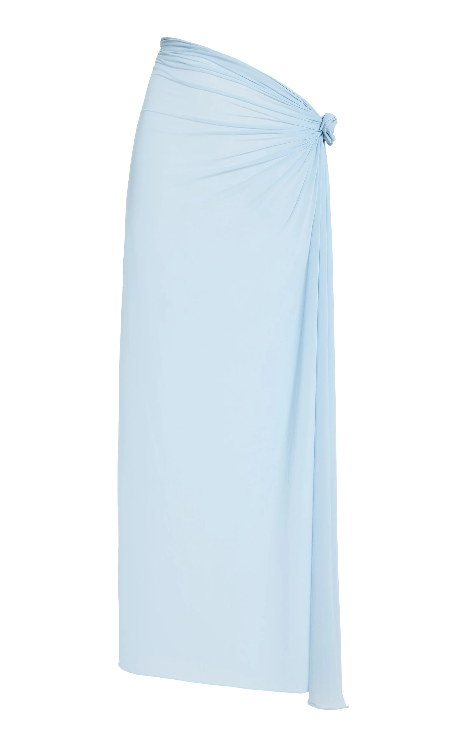 Pollera Sarong Jersey Maxi Skirt blue - 1