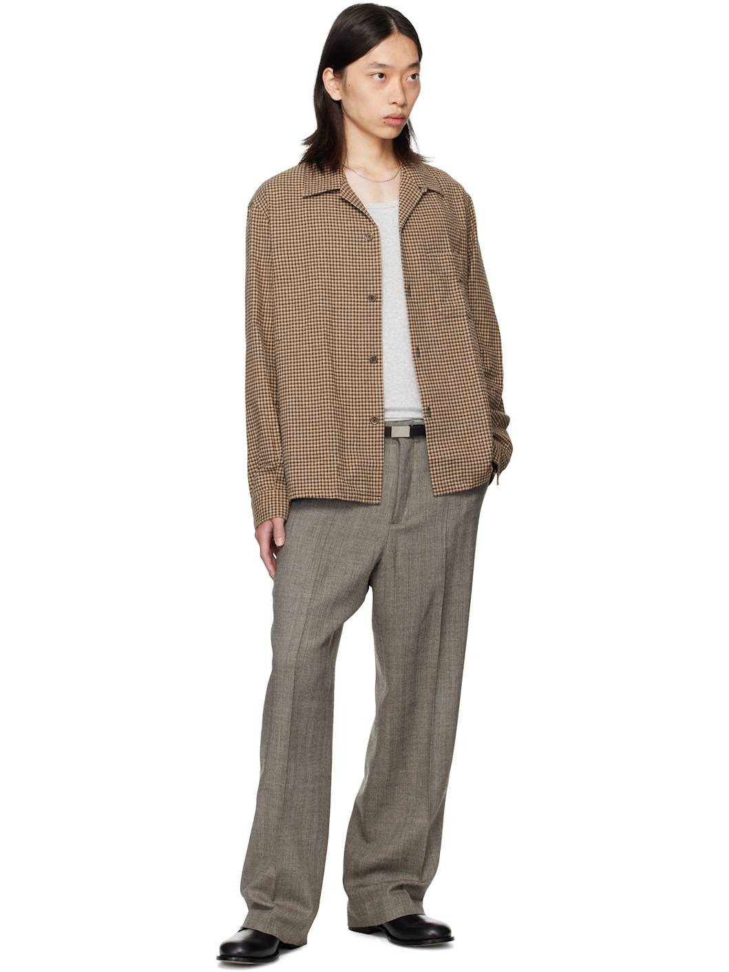 Brown Borrowed Trousers - 4