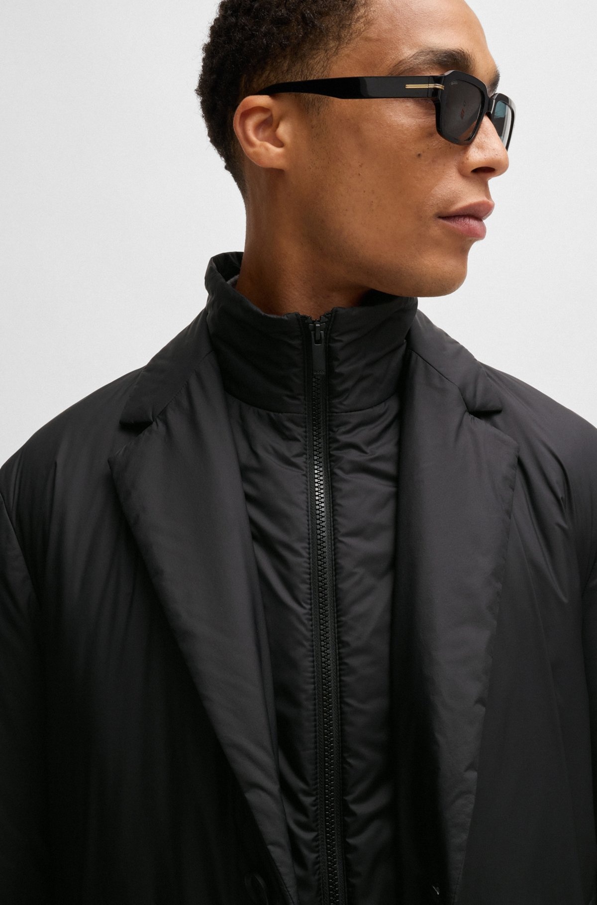 LIGHTWEIGHT WATER-REPELLENT PADDED COAT WITH ZIP-UP INNER - 3