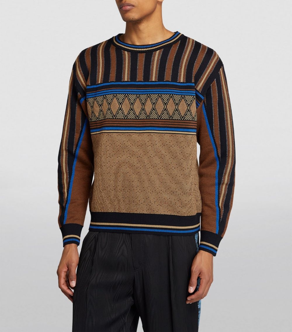 Wool Patterned Sweater - 3