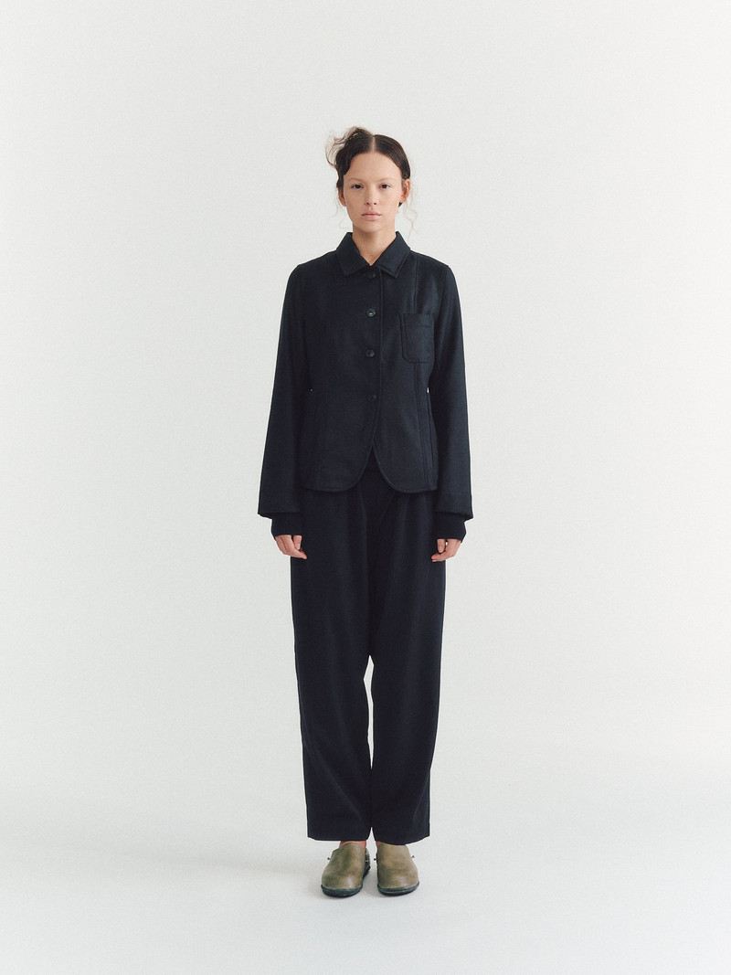 INES JACKET - FLANEL - NAVY 3