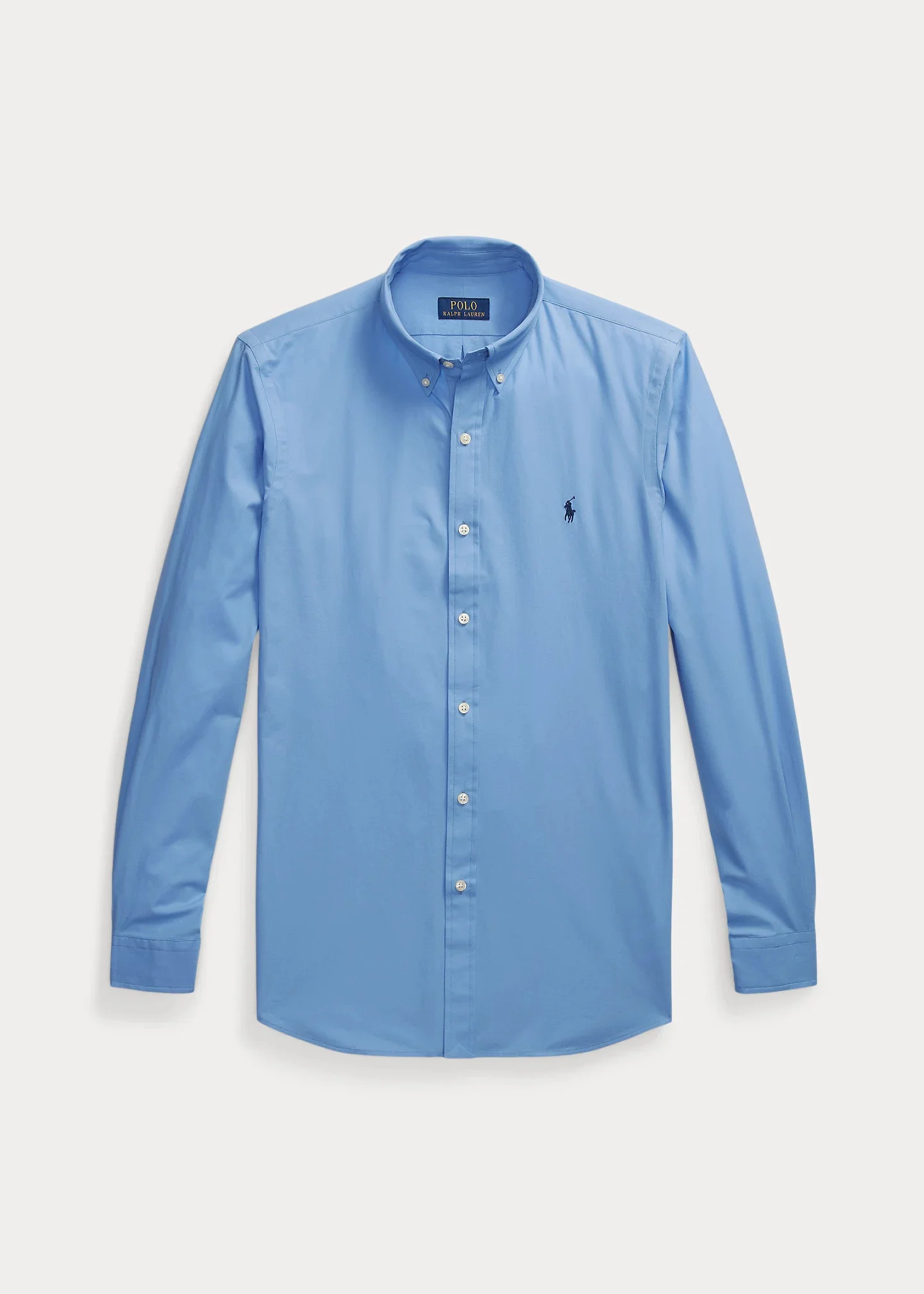 Slim Fit Stretch Poplin Shirt - 1