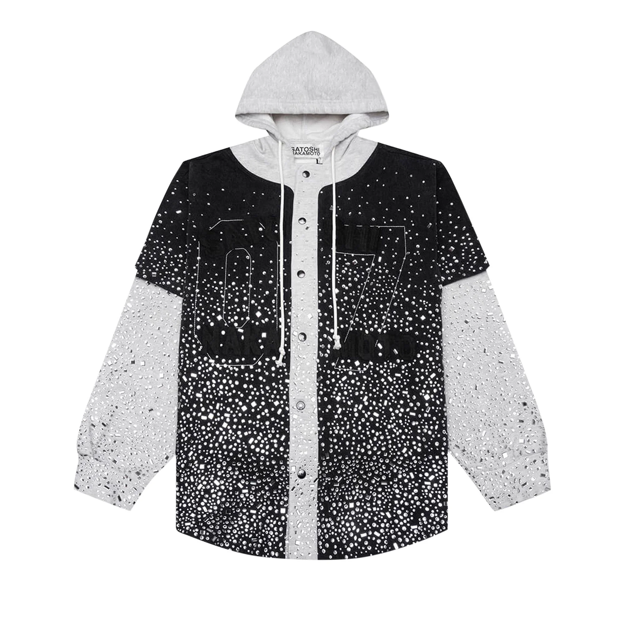 Satoshi Nakamoto Shattered Glass Knapp Ranch Hoodie 'Black/Grey' - 1