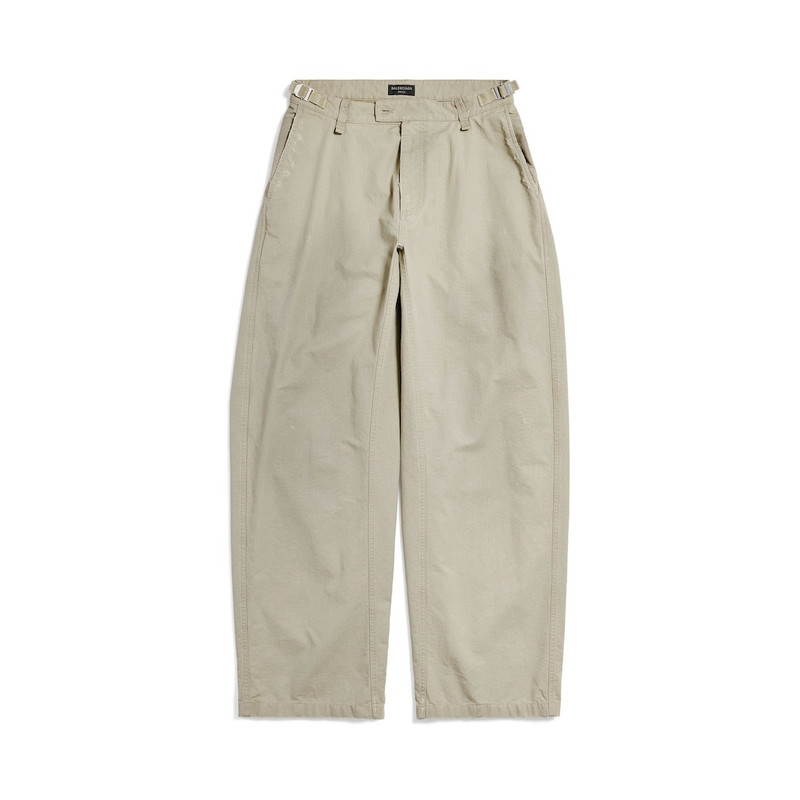 Men's Minimal Cargo Pants in Beige 1