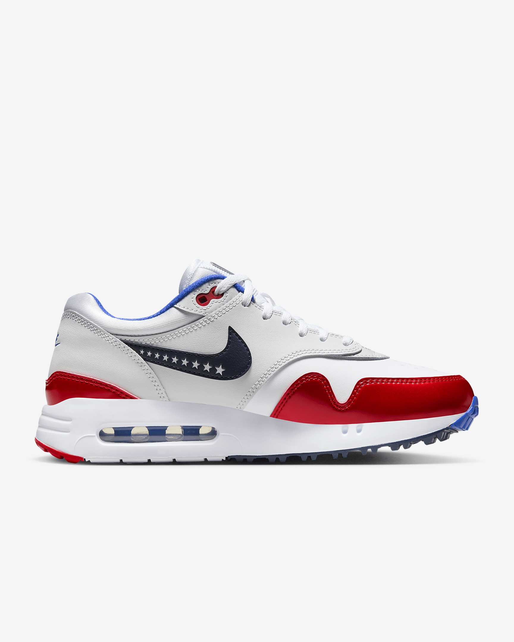 Nike Air Max 1 \'86 Men OG NRG Golf Ryder Cup USA Shoes FB9152-100 Size 9 NEW A look at the Nike Air Max 1 G “USA” ahead of the Ryder Cup  main image 3