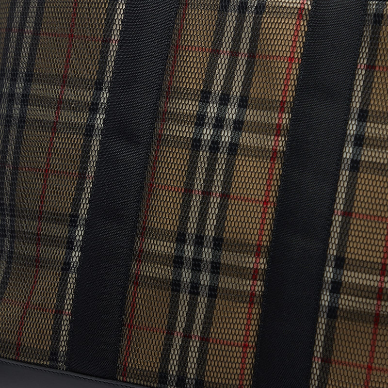 Burberry Burberry Ormond Overlay Check Tote Bag outlook