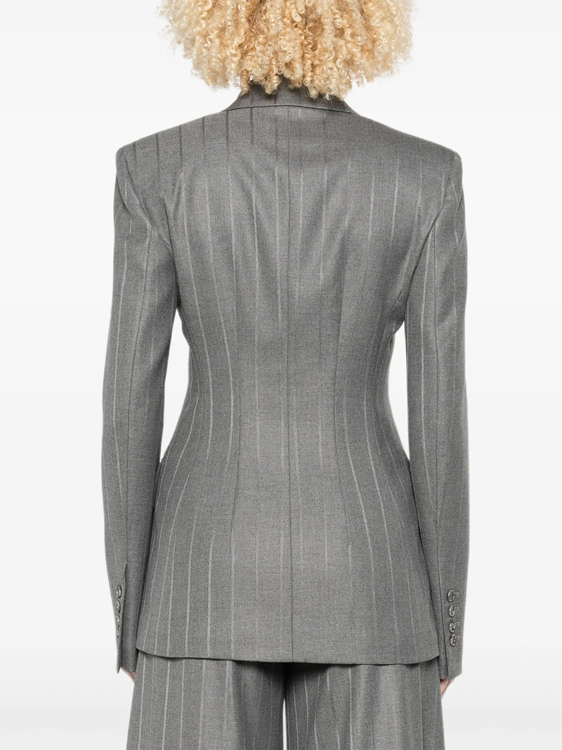 The Andamane Pinstripe Double-breasted Blazer 5