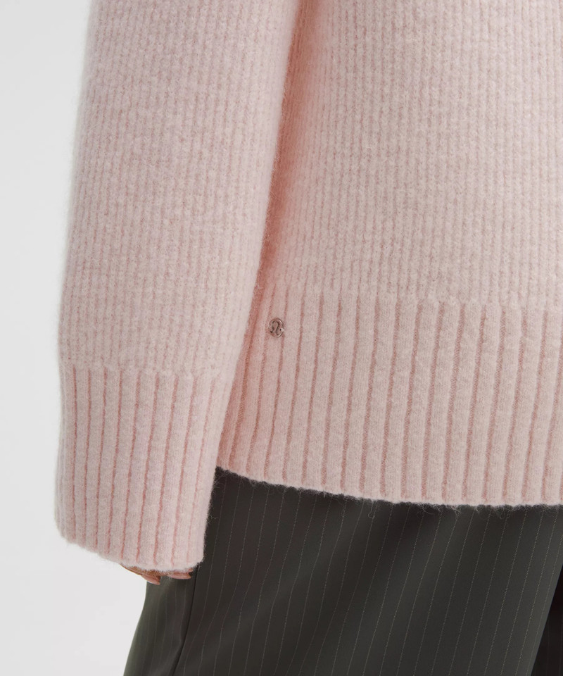 Alpaca-Blend Crewneck Sweater 5