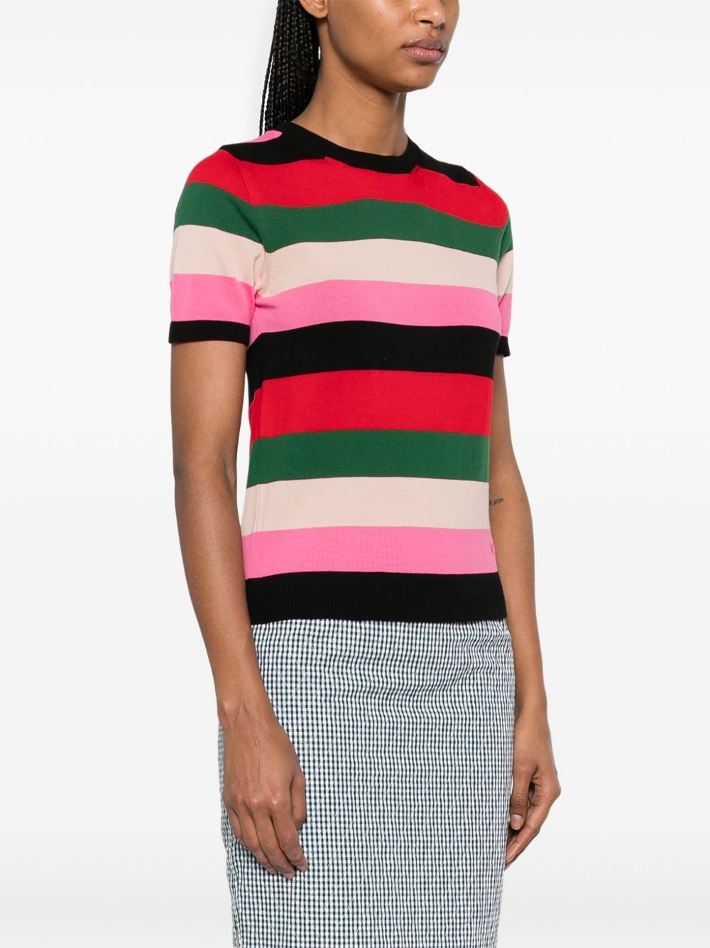 striped T-shirt - 3