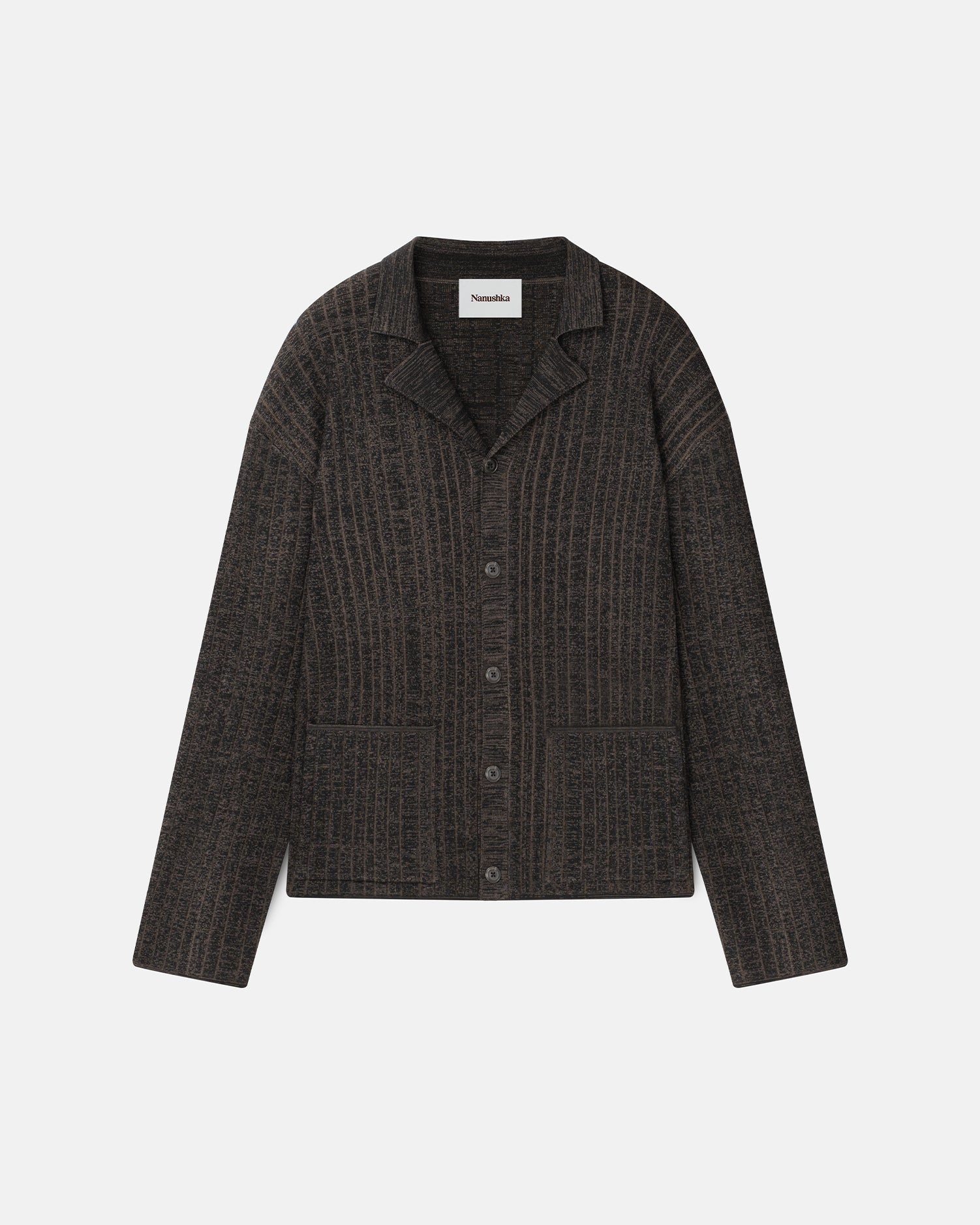 Ribbed Merino Blend Shirt - 1