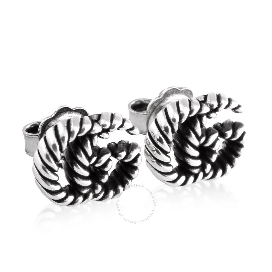 Gucci Double G earrings in Sterling Silver - 1