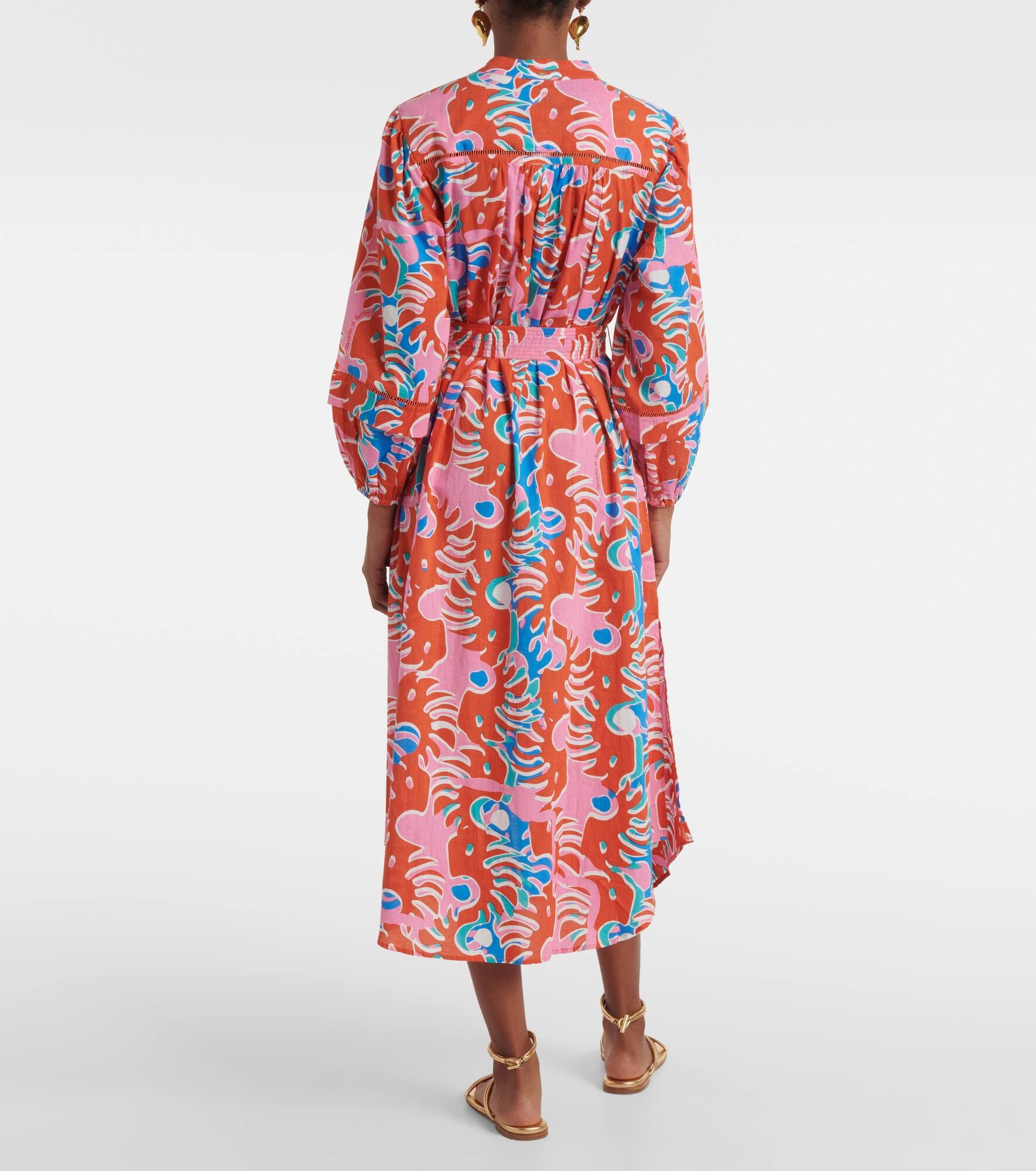 Cathy printed cotton shirt dress - 3