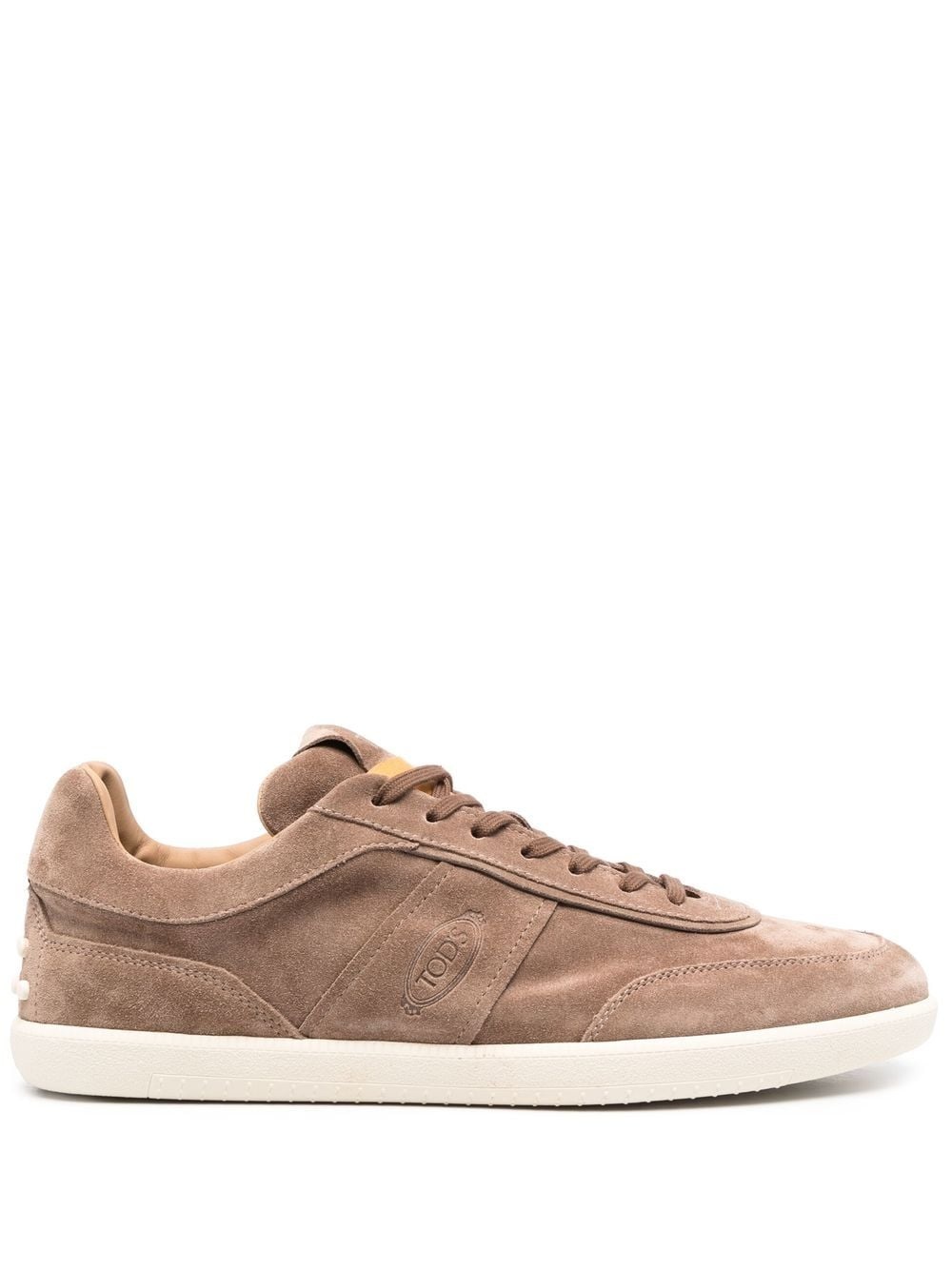 suede low-top sneakers - 1