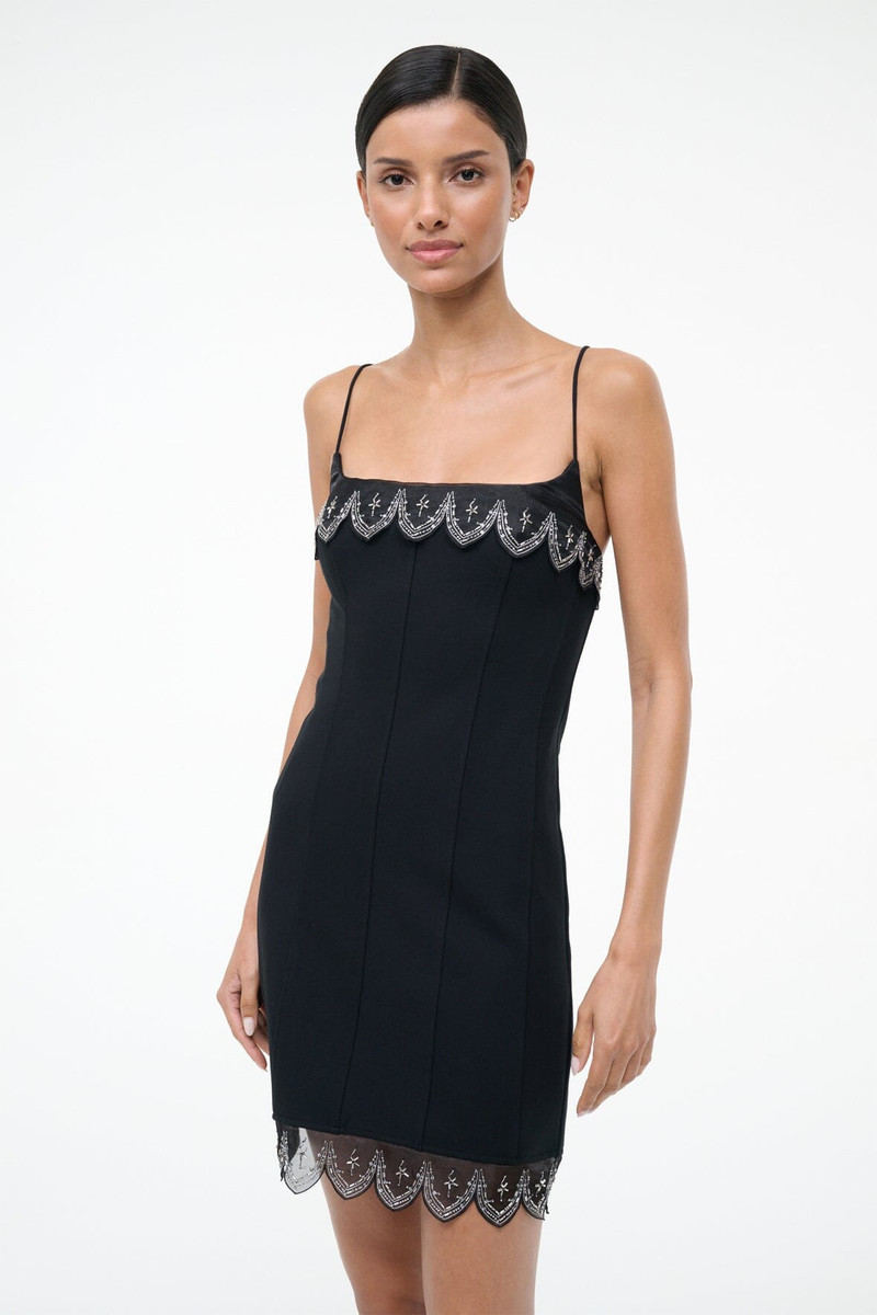 STAUD STAUD COLETTE DRESS BLACK outlook