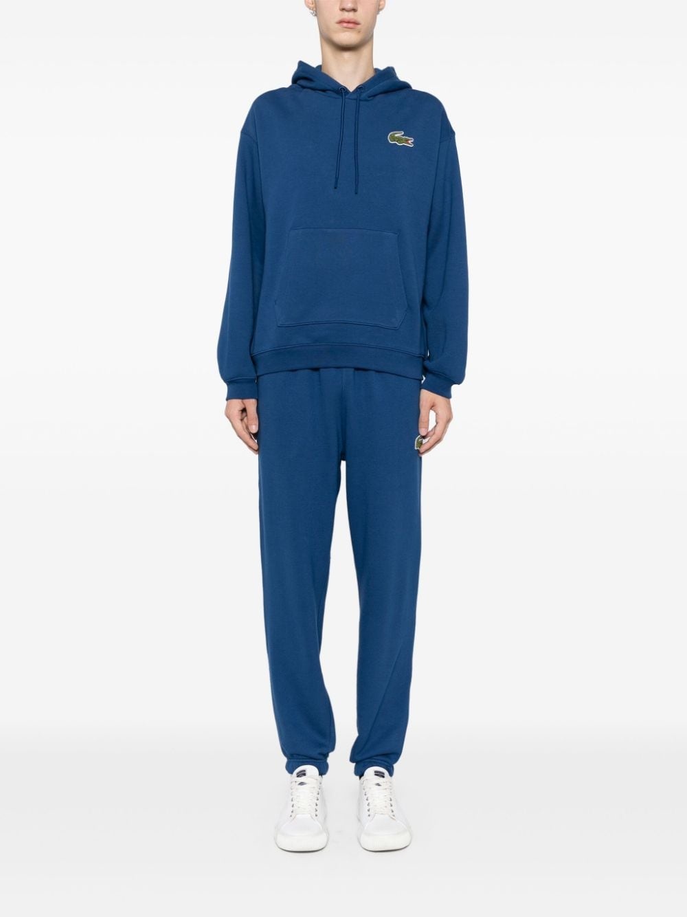 loose fit badge hoodie - 3