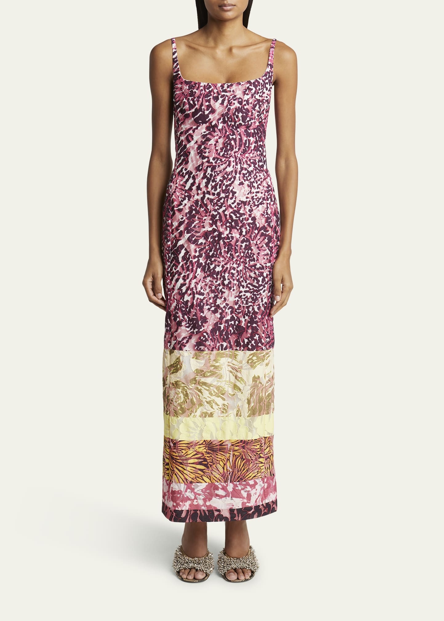 Debano Long Printed Dress - 2