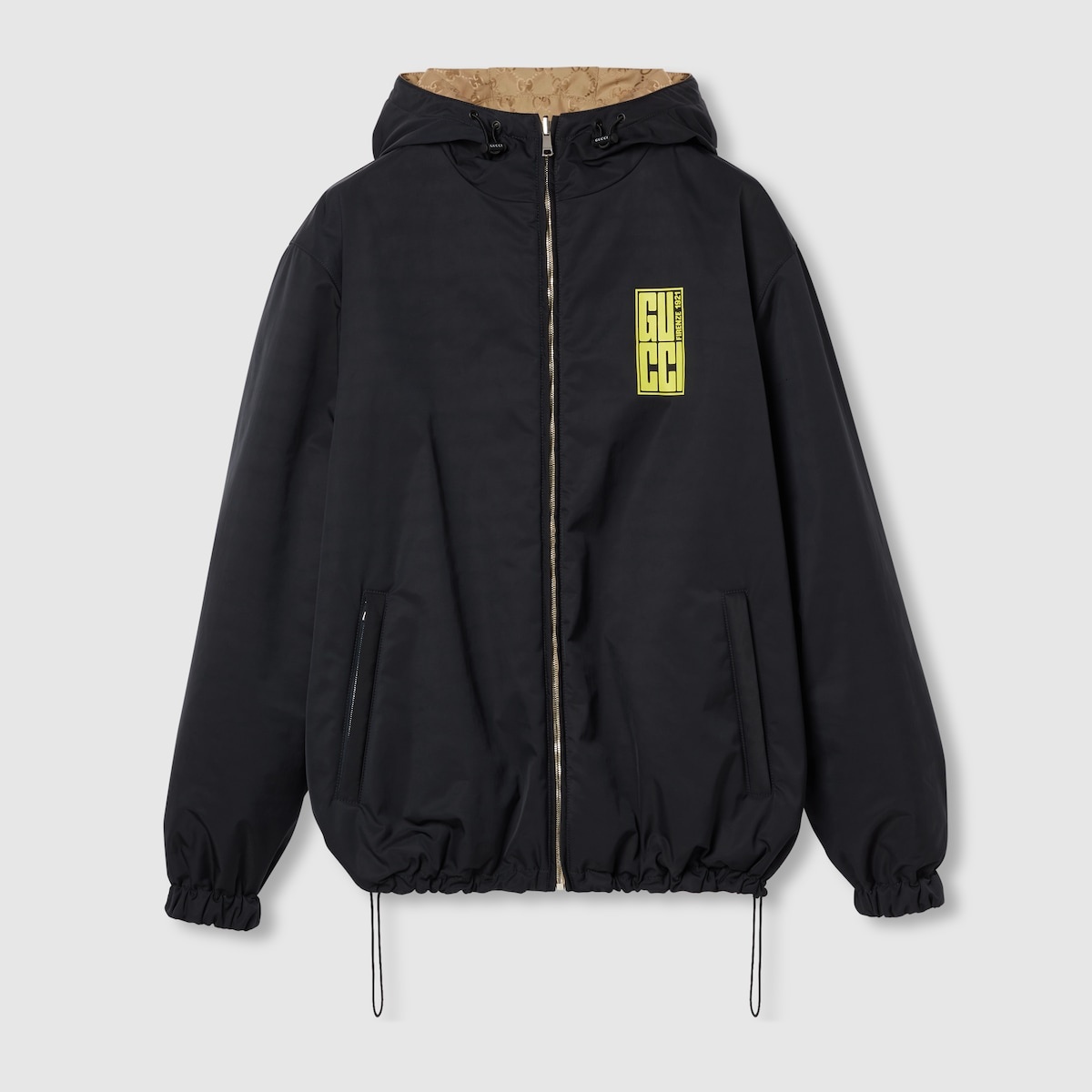 Reversible nylon twill jacket - 1