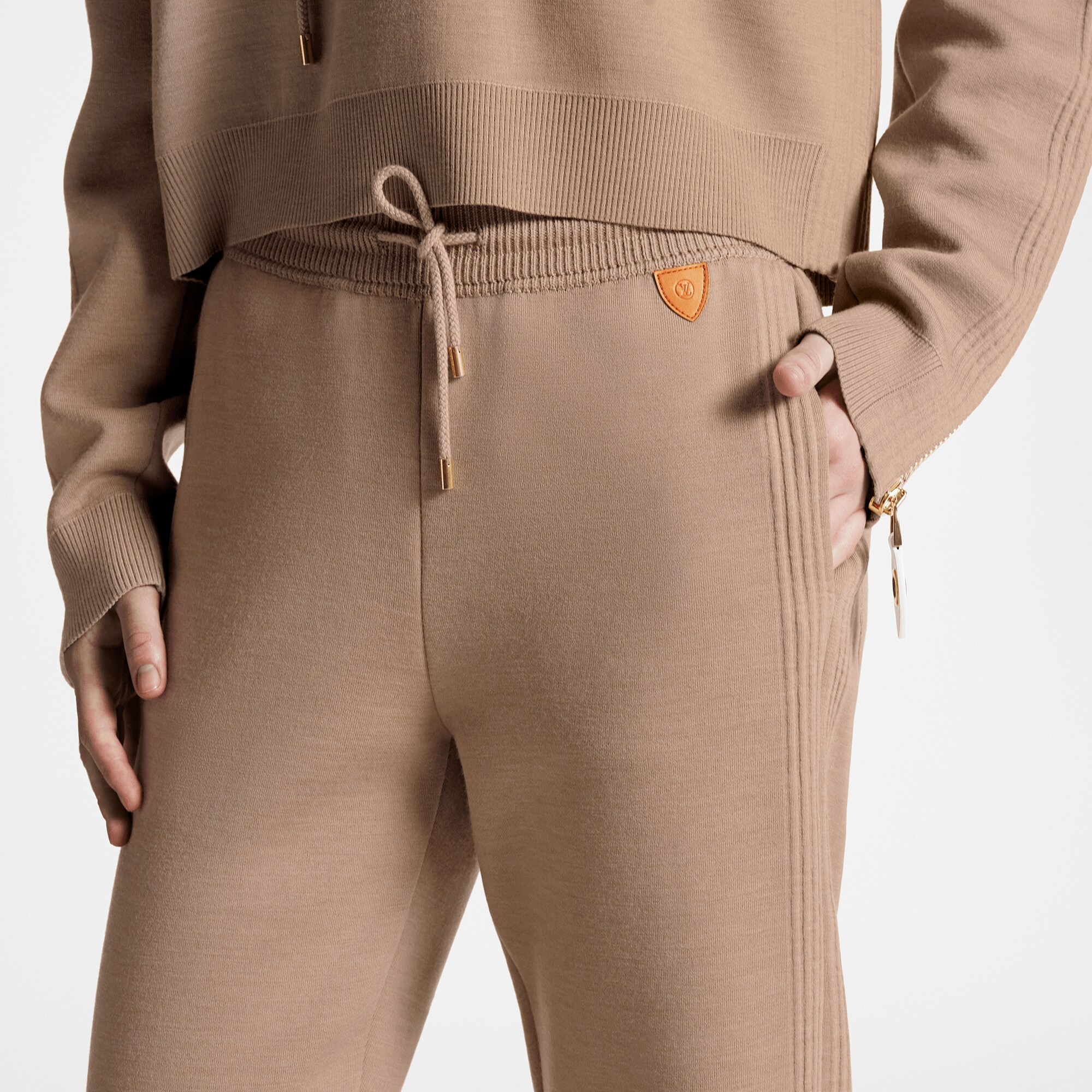 Wool-Silk Jogging Pants - 2