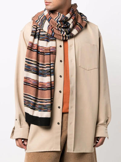 Missoni intarsia stripe scarf outlook