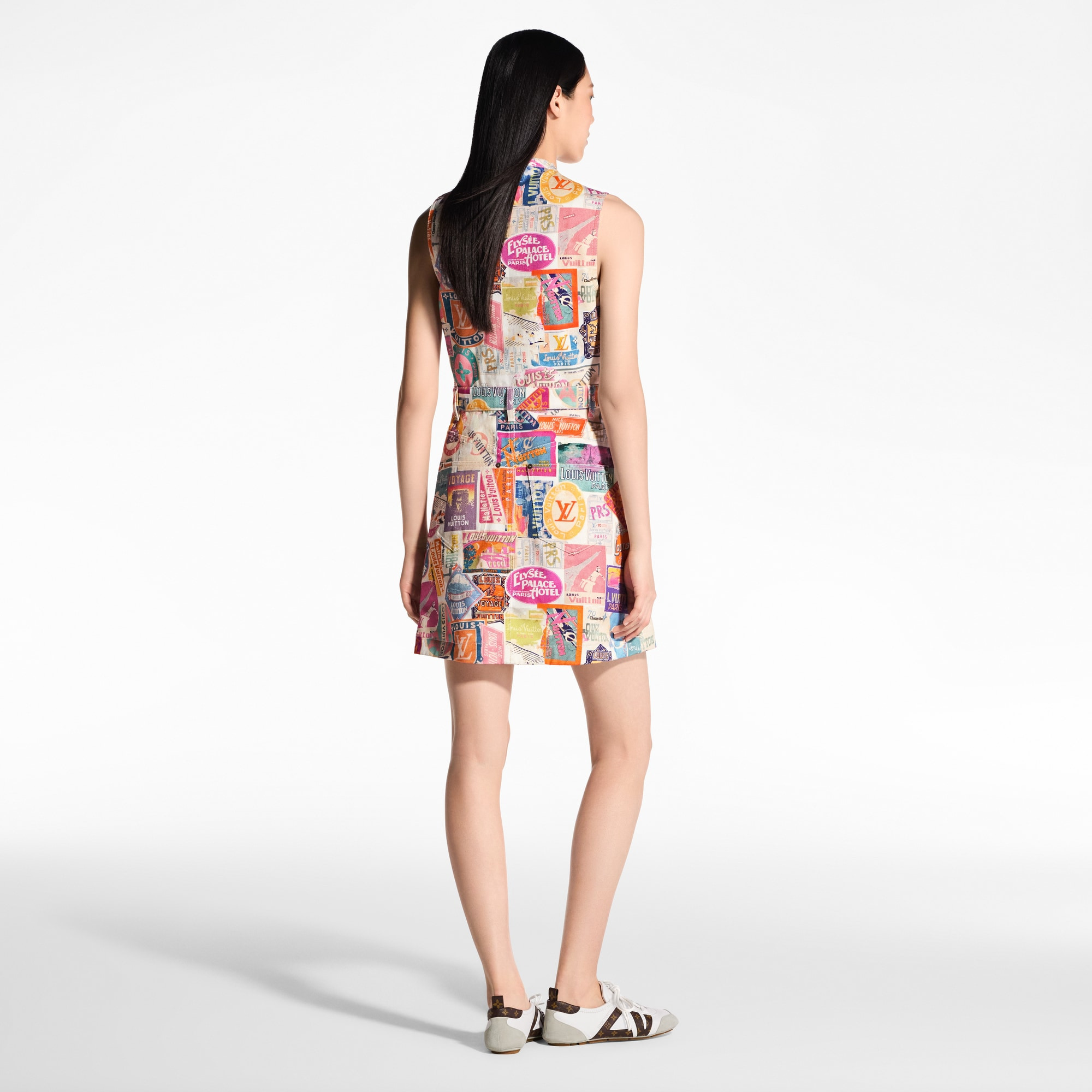 Travel Patch Zip-Up Dress - 3
