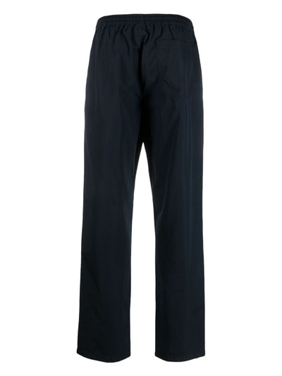 Aspesi elasticated-waistband straight-leg trousers outlook