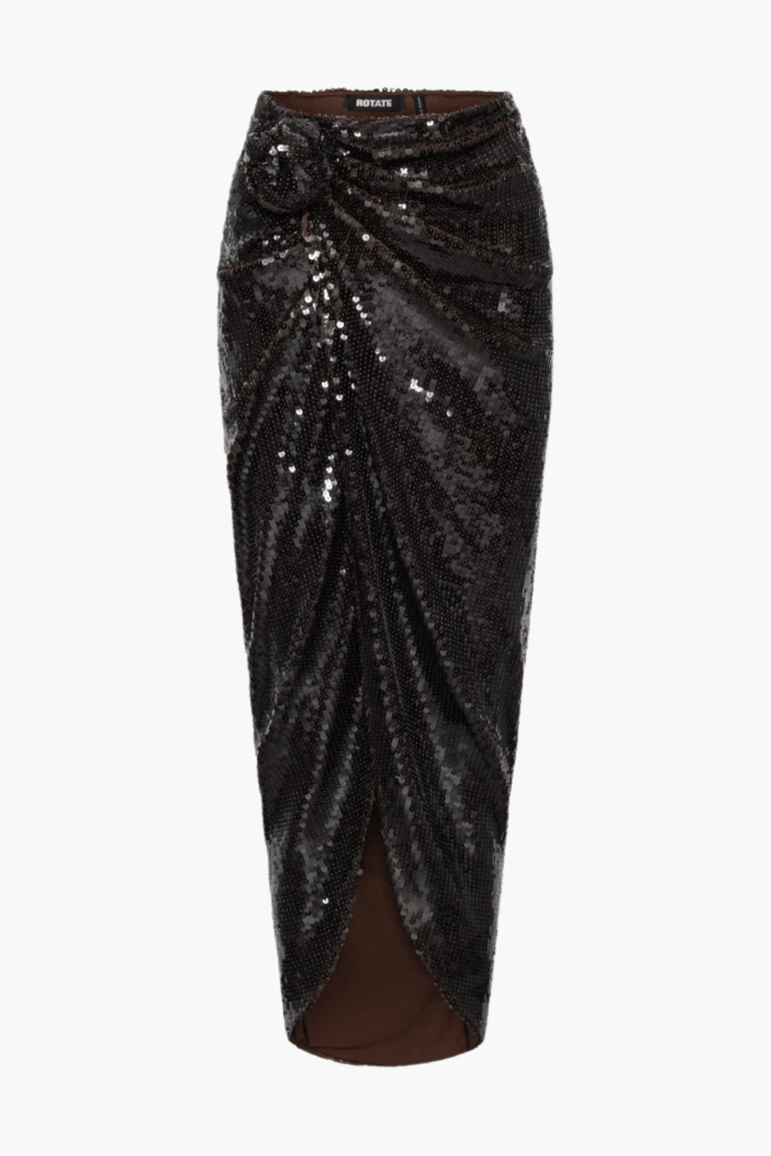 SEQUINS KNOT SKIRT - 1