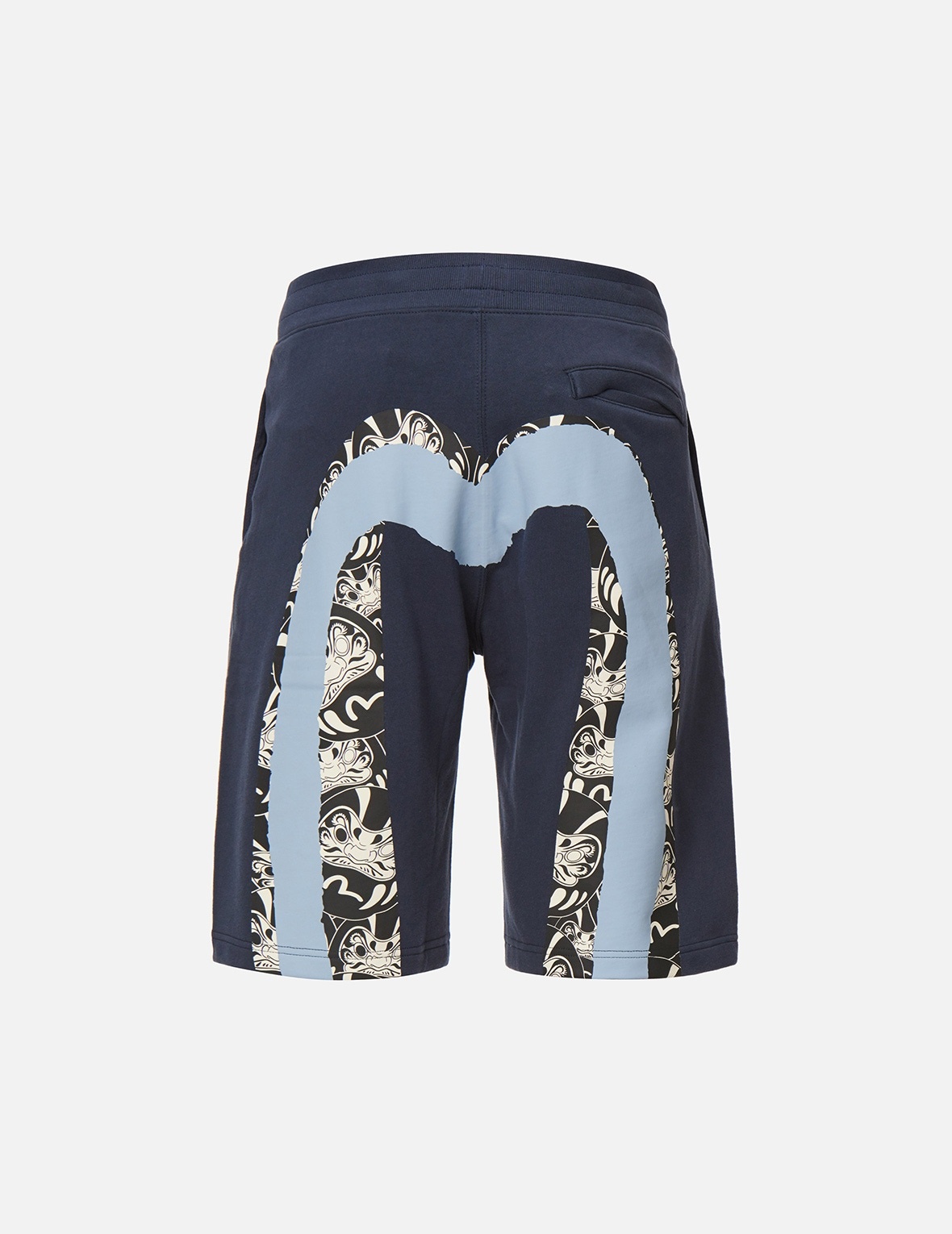 DOUBLE DARUMA DAICOCK PRINT SWEAT SHORTS - 2