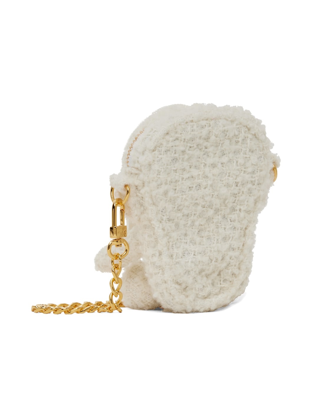 White Tweed Baby Milo Bag - 3