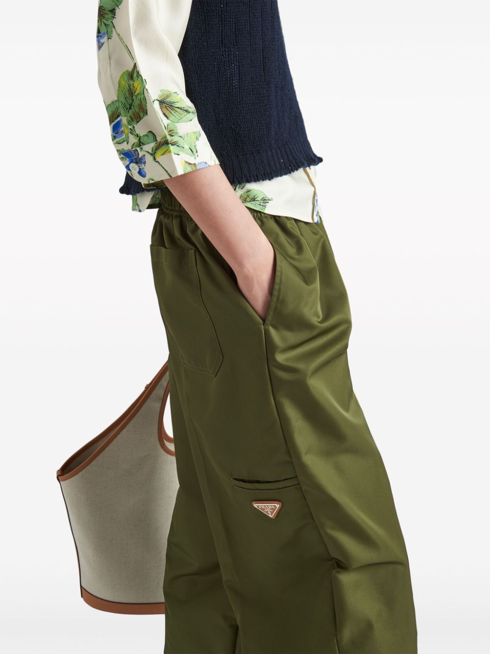 Re-Nylon straight-leg trousers - 4