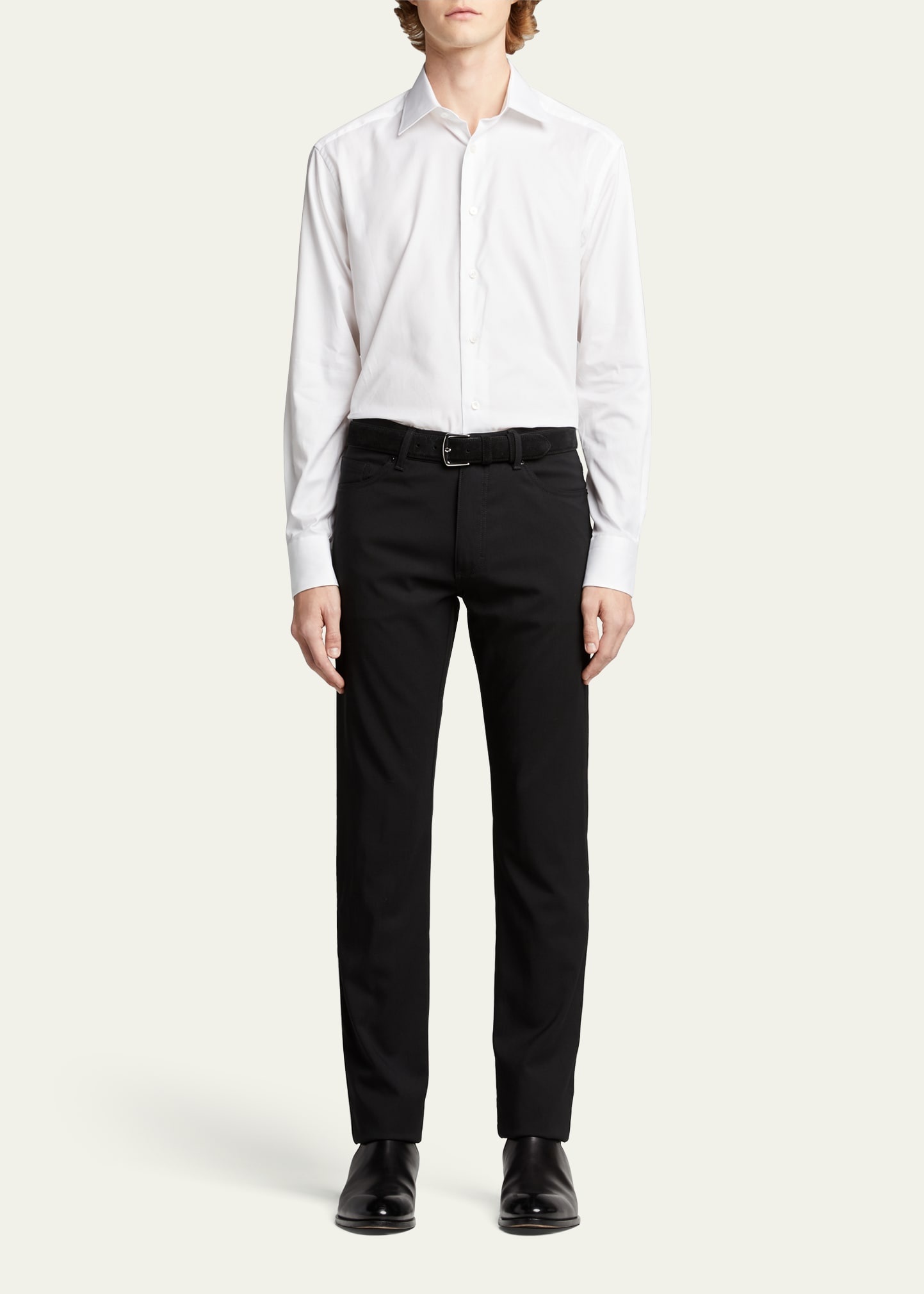 Men's Trofeo Solid Regular-Fit Dress Shirt - 2