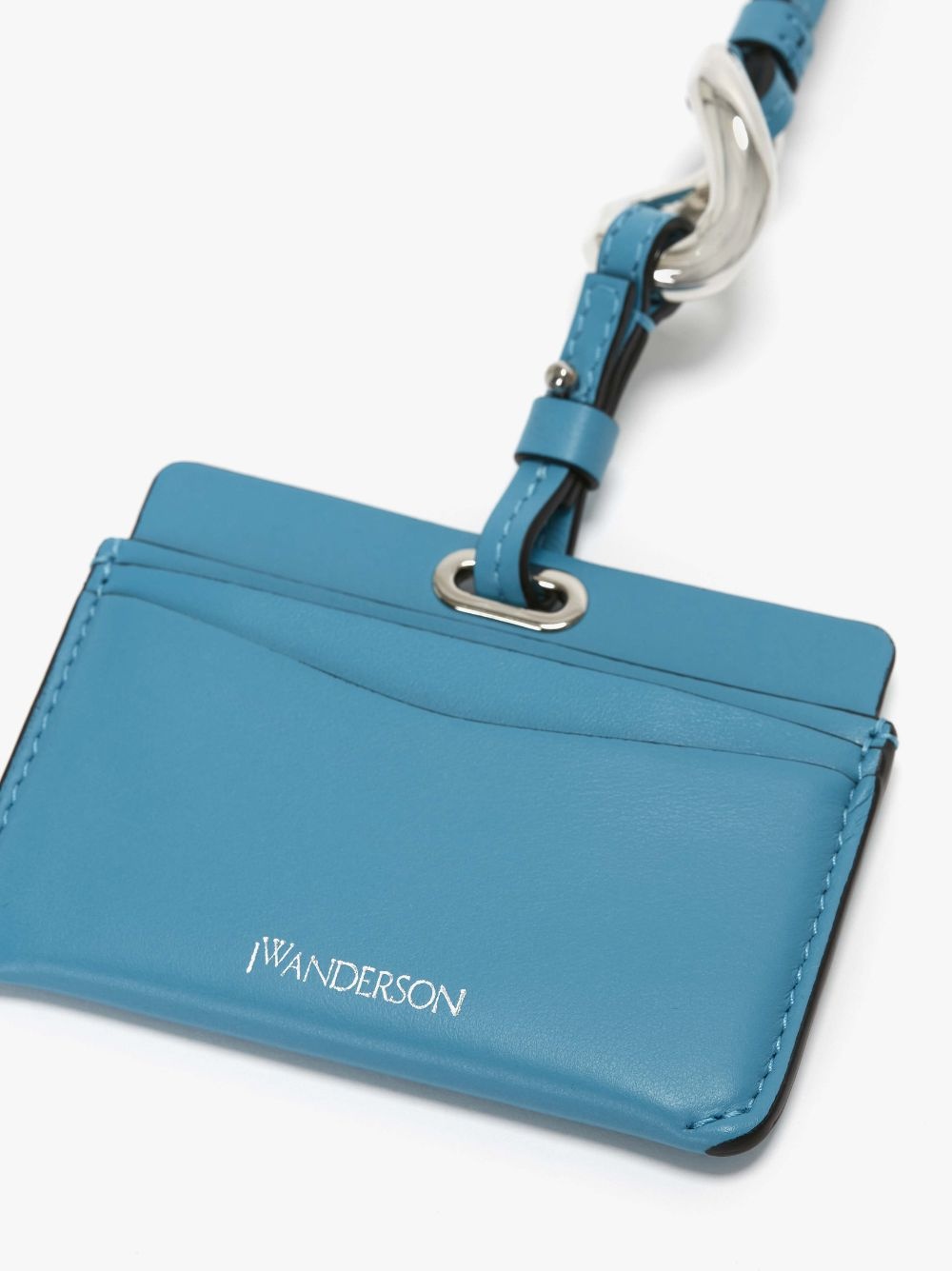 LEATHER CARDHOLDER WITH CHAIN LINK STRAP - 4