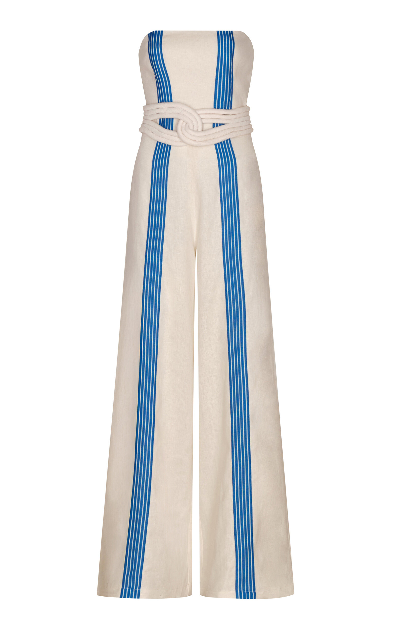 Manos Sabias Strapless Jumpsuit stripe - 1