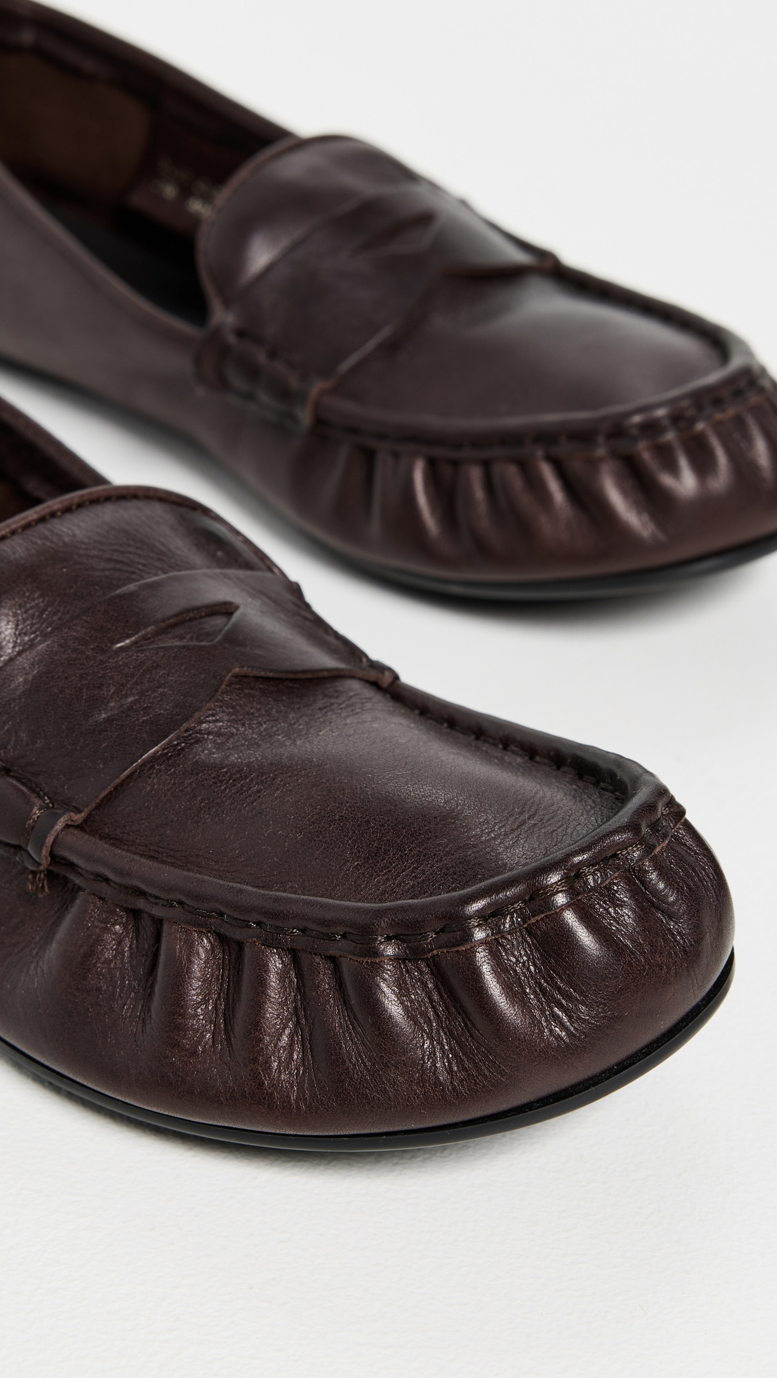 Leather Flats - 6