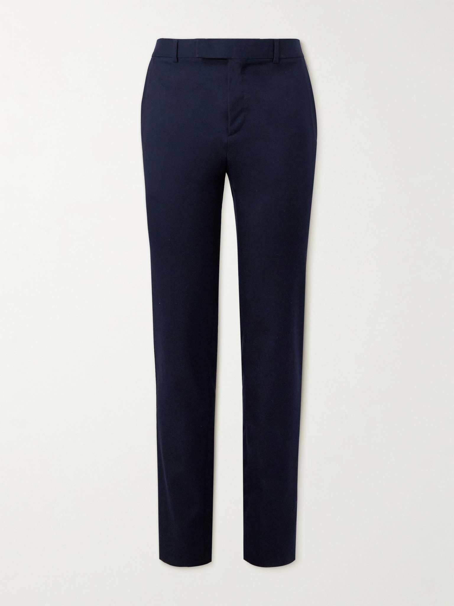 Slim-Fit Cotton-Gabardine Trousers - 1