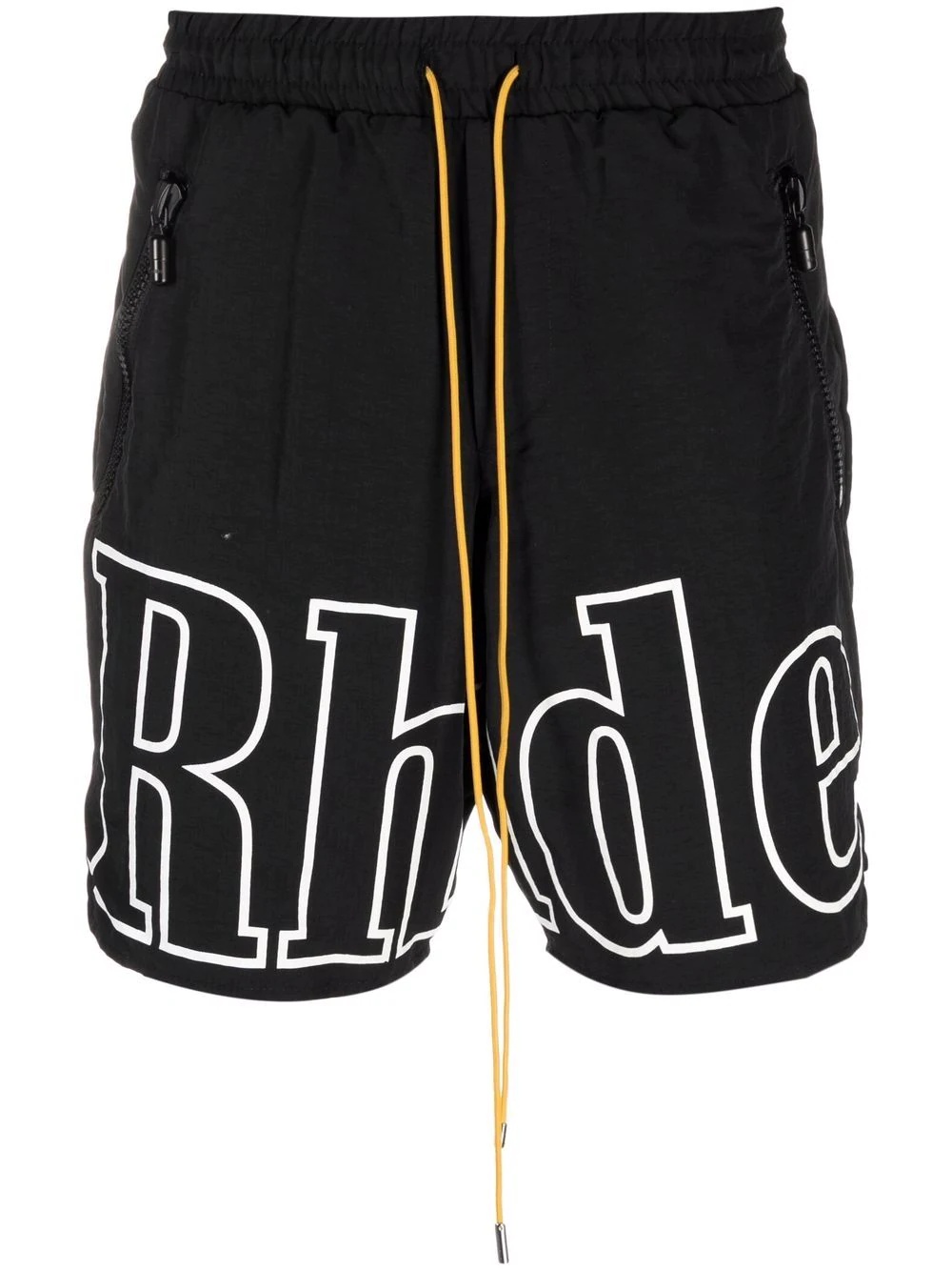 logo-print drawstring shorts - 1