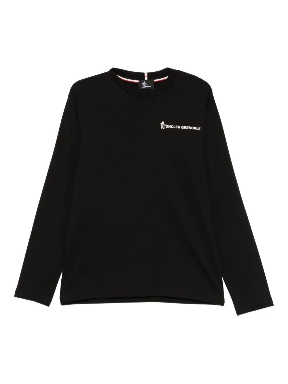 logo-embroidered sweatshirt - 1