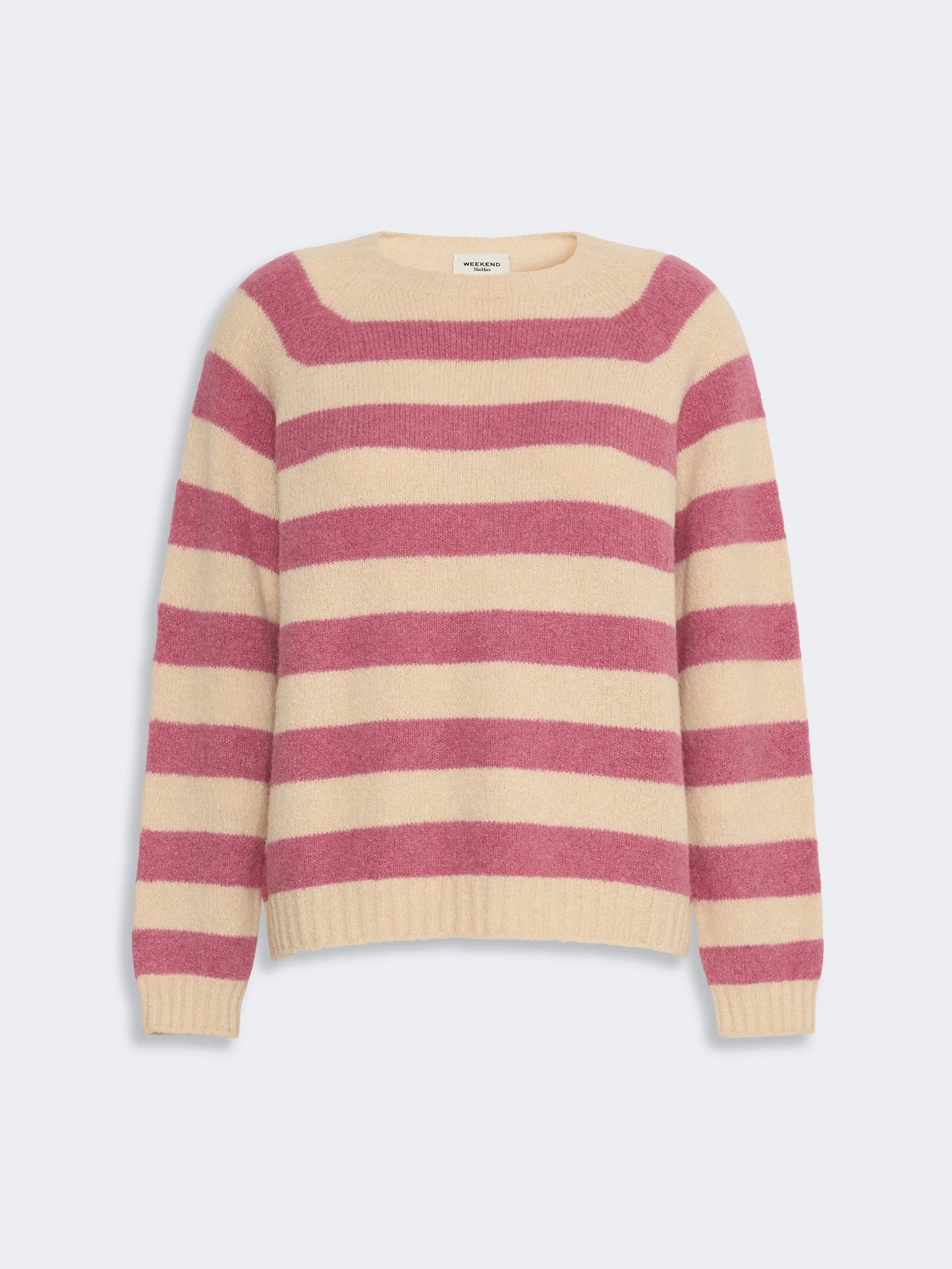 GHIACCI Alpaca and cotton sweater - RASPBERRY - 1