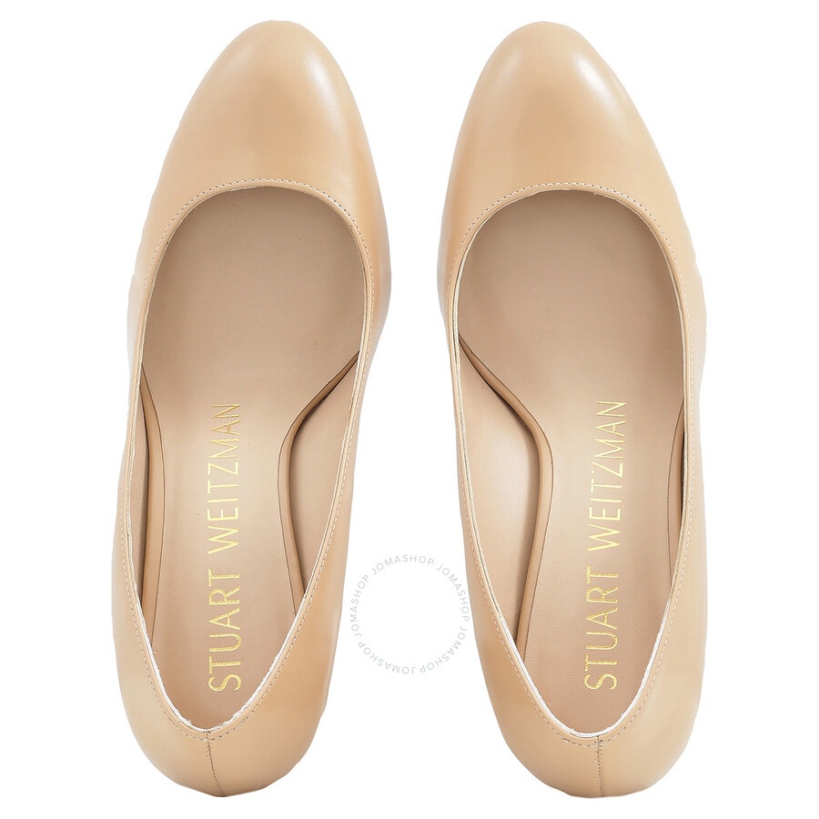 Stuart Weitzman Vida 75 Block Heel Pumps - 4