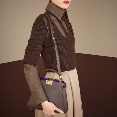 FENDI Brown leather bag outlook