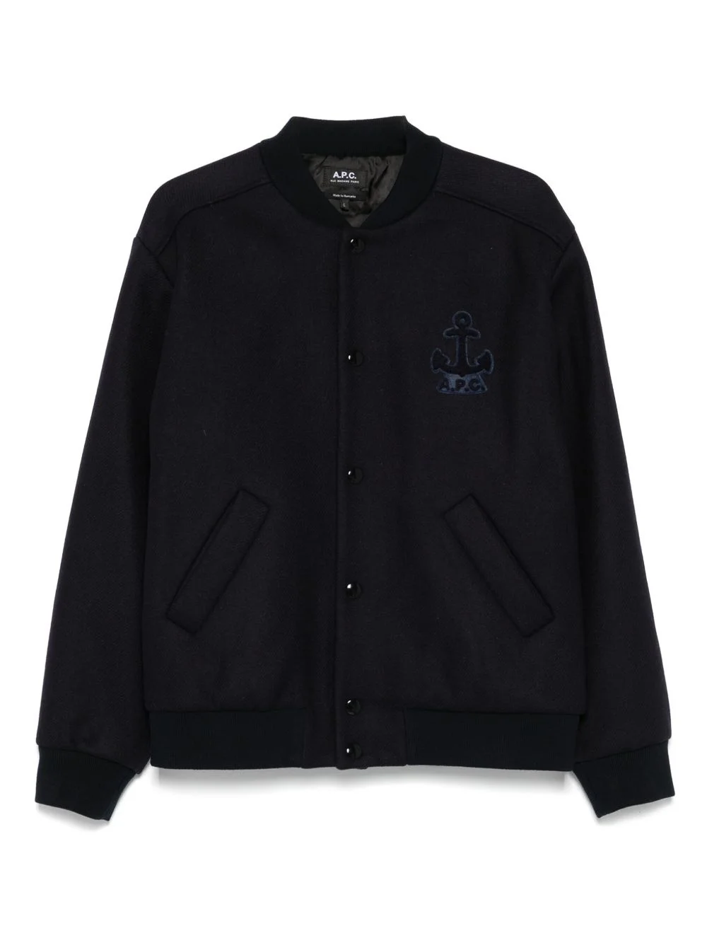 logo-embroidered jacket - 1
