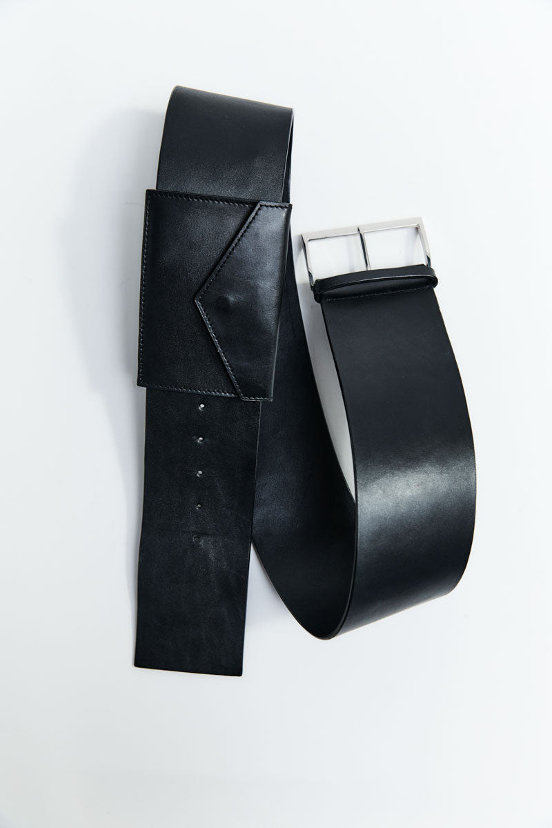 ST. AGNI Wide Utility Belt - Black outlook