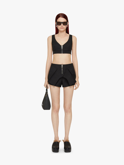 Givenchy SHORTS IN WOOL AND MOHAIR WITH ZIP outlook