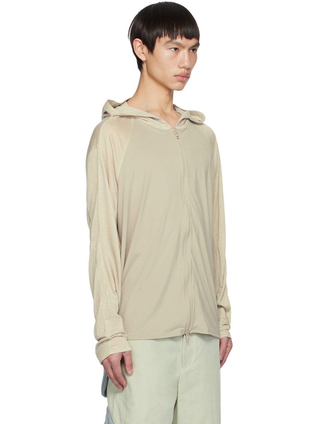 Green Crinkled Jacket - 2
