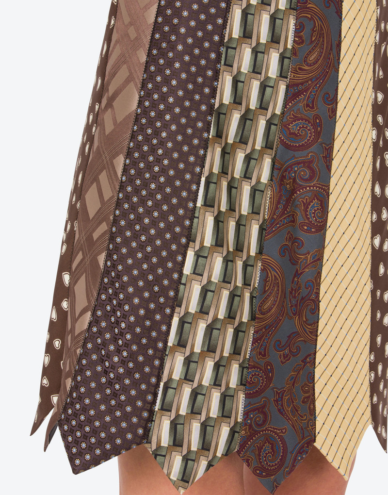 TIE PATCHWORK SKIRT 4