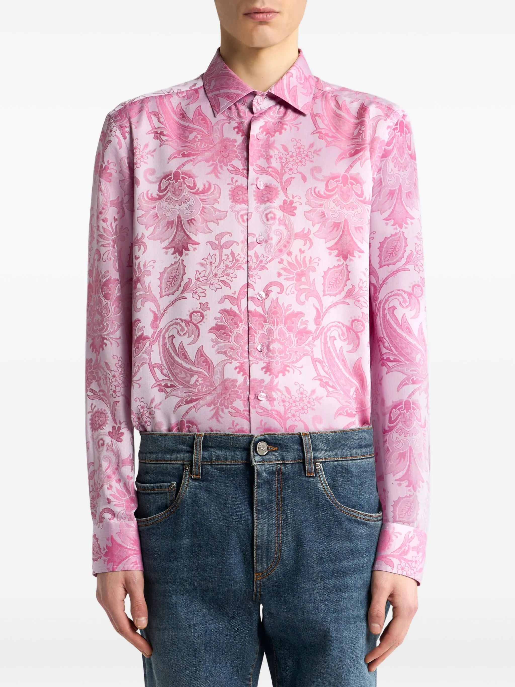 Etro Paisley-jacquard Cotton Shirt - 3